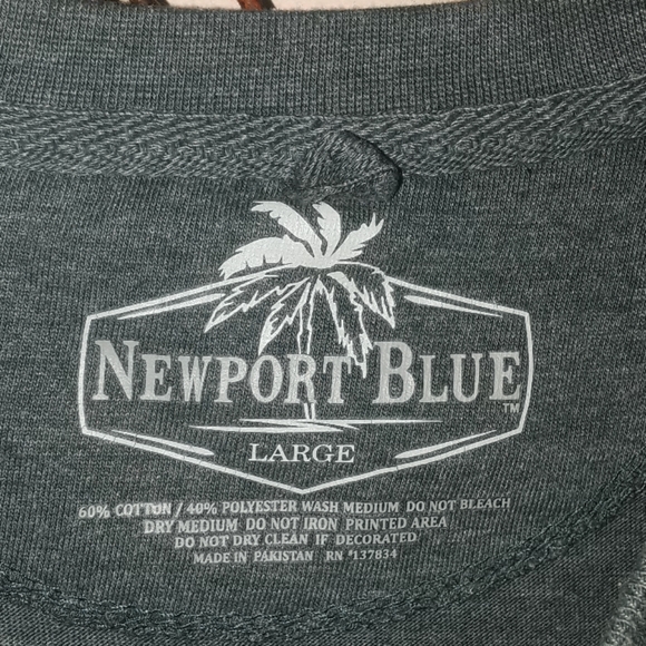 Newport Blue Large short sleeve tee - Picture 3 of 6